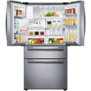 Samsung 36-inch, 28 cu. ft. French 4-Door Refrigerator with Ice and Water RF28HMEDBSR/AA IMAGE 4