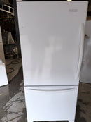 Réfrigérateur 30po Blanc a congélateur en bas | KBRS19KTWH - KitchenAid *** USAGÉ ***