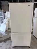 Réfrigérateur 30po Blanc congélateur en bas | 596.66032601 - Kenmore ***USAGÉ ***