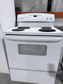 Cuisinière 30po Blanche | JCBS250DM3WW - GE *** USAGÉ ***