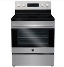 Cuisinière Électrique à Convection Véritable de 30" / 5 pi³ avec Friteuse à Air en Acier Inoxydable Kenmore KKFTR4.8SS