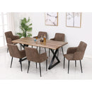  IFDC T-1811/C-1835 7 pc Dining Set IMAGE 1