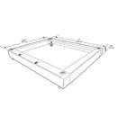  Whirlpool Commercial Pedestal for Commercial Laundry Appliances WHP0400VW IMAGE 1
