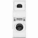 Huebsch Electric Stacked Washer and Dryer Commercial Laundry Center with Cutting-Edge Balancing Technology HTEBCASP173TW01 IMAGE 1