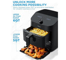 Midea MAD113MCAF 11 Liter 8-in-1 Dual Basket Air Fryer {OPEN BOX}