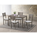  IFDC T-1050/C-1052 5 pc Dining Set IMAGE 1