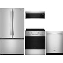  Whirlpool Kitchen WRFF3336SZ, YWSES4530TZ, WDTS8024SZ, YMML5501HS IMAGE 1