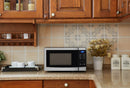 Mainstays EM720C2WT-PM 700 Watt Stainless Steel Countertop Microwave {Open Box}