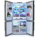  beko 36-inch, 19.86 cu.ft. Counter-Depth French 3-Door Refrigerator with Duo Cycle Frost Free Cooling BFFD3626SS IMAGE 2