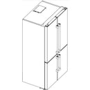 beko 36-inch, 19.86 cu.ft. Counter-Depth French 3-Door Refrigerator with Duo Cycle Frost Free Cooling BFFD3626SS IMAGE 4