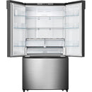  Hisense 36-inch, 20.8 cu. ft. Counter-Depth French 3-Door Refrigerator RF208N6ASE IMAGE 2