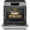 Café Cuisinière encastrable électrique de 30 po avec tiroir chauffant CCES700P2MS1 [BOITE OUVERTE]