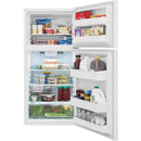 Frigidaire 27-inch, 13.9 cu.ft. Freestanding Top Freezer Refrigerator with EvenTemp® Cooling System FFHT1425VW IMAGE 7