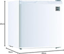RCA RFR115 1.6 Cubic Feet White Compact Refrigerator