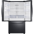  Samsung 36-inch, 28 cu.ft. Freestanding French 3-Door Refrigerator with Internal Water Dispenser RF28T5101SG/AA IMAGE 4