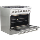  Forno Galiano Alta Qualita 36-inch Freestanding Gas Range with Convection Technology FFSGS6244-36 IMAGE 8