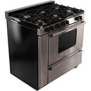  Premier 36-inch Freestanding Gas Range with 6 Burners P36B3182PS-LP IMAGE 4