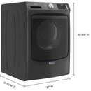 Maytag 5.2 cu. ft. Front Loading Washer with affresh® Cycle MHW5630MBK IMAGE 8