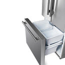  Forno 30-inch, 17.5 cu. ft. Counter-Depth French 3-Door Refrigerator with Interior Ice Maker FFFFD1974-31SB IMAGE 3