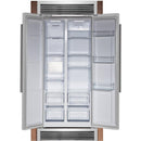  Forno 37-inch, 15.62 cu. ft. Built-in Side-by-Side Refrigerator FFRBI1805-37SG IMAGE 2
