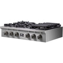  Forno 36-inch Gas Rangetop with 6 Burners FCTGS5751-36 IMAGE 3