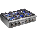  Forno 36-inch Gas Rangetop with 6 Burners FCTGS5751-36 IMAGE 5