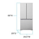 Avanti 29.5-inch, 17.5 cu. ft. Freestanding French 3-Door Refrigerator FFFDS175L3S IMAGE 20