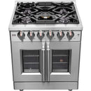  Forno 30-inch Freestanding Dual Fuel Range with 5 Burners FFSGS6439-30 IMAGE 1