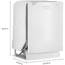  Whirlpool Built-in Dishwasher WDF332PAMW IMAGE 6