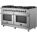  Forno Massimo 60-inch Freestanding Dual-Fuel Range with True European Convection Technology FFSGS6125-60 IMAGE 3