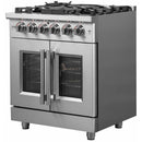  Forno 30-inch Freestanding Electric Dual Fuel Raneg FFSGS6325-30 IMAGE 3