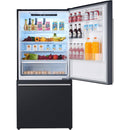  Forno 31-inch 17.2 cu.ft Freestanding Bottom Freezer Refrigerator FFFFD1785-31BLK IMAGE 2