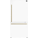  Forno 31-inch 17.2 cu.ft Freestanding Bottom Freezer Refrigerator FFFFD1785-31WHT IMAGE 1