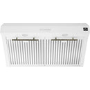  Forno Bari 30-inch Espresso Under Cabinet Range Hood FRHUC5255-30WHT IMAGE 2