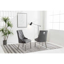 IFDC C-1250 Dining Chair - Grey Velvet IMAGE 1
