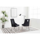  IFDC C-1251 Dining Chair - Black Velvet IMAGE 5