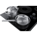 Samsung 30-inch Built-in Induction Cooktop with Virtual Flame Technology™ NZ30K7880UGBF IMAGE 6