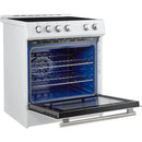  Forno 30-inch Slide-In Induction Range with Convection Technology FFSIN0982-30WHT IMAGE 15