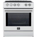  Forno 30-inch Slide-In Induction Range with Convection Technology FFSIN0982-30WHT IMAGE 2