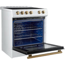  Forno 30-inch Slide-In Induction Range with Convection Technology FFSIN0982-30WHT IMAGE 3