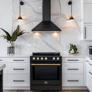  Forno 30-inch Slide-In Induction Range with Convection Technology FFSIN0982-30BLK IMAGE 6