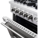  Forno 30-inch Freestanding Gas Range with Convection Oven Technology FFSGS6274-30 IMAGE 9