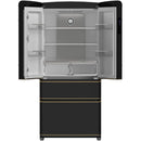  Forno 33-inch, 18 cu. ft. Counter-Depth French Four Door Refrigerator with Interior Ice Maker FFFFD1791-33BLK IMAGE 2