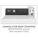 Maytag Commercial Laundry Single-Load Top-Load Matching Dryer - Coin Drop Equipped MDE20PDFZW IMAGE 2