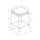 Monarch Counter Height Stool I 2225 IMAGE 3