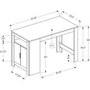 Monarch Counter Height Dining Table I 1202 IMAGE 3