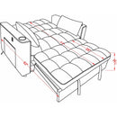 IFDC Fabric Sleeper Loveseat IF-9028 IMAGE 10