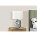 Monarch I 9678 26"H Table Lamp Green Ceramic / Ivory Shade IMAGE 2