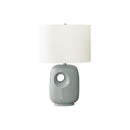 Monarch I 9678 26"H Table Lamp Green Ceramic / Ivory Shade IMAGE 3