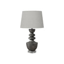 Monarch I 9922 28"H Table Lamp Grey Resin / Grey Shade IMAGE 2